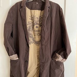 Mossimo Unstructured Blazer Jacket L